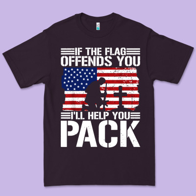 If The Flag Offends You Premium Tee Designed By Artisfamous