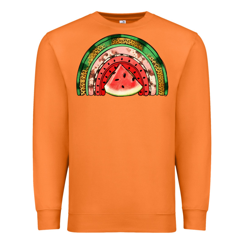 Watermelon Rainbow Premium Sweatshirt by Jasminsmagicworld | Teevron