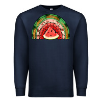 Navy watermelon rainbow Premium Sweatshirt - Jasminsmagicworld