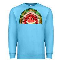 Ocean Blue watermelon rainbow Premium Sweatshirt - Jasminsmagicworld