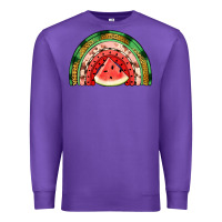 Purple watermelon rainbow Premium Sweatshirt - Jasminsmagicworld