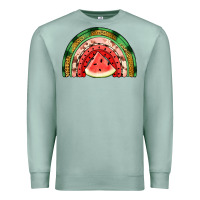 Seafoam watermelon rainbow Premium Sweatshirt - Jasminsmagicworld