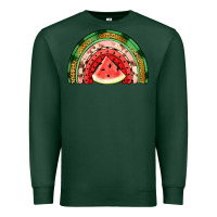 Sports Green watermelon rainbow Premium Sweatshirt - Jasminsmagicworld