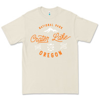 Bone crater lake oregon national park vintage retro Premium Tee - artisFamous