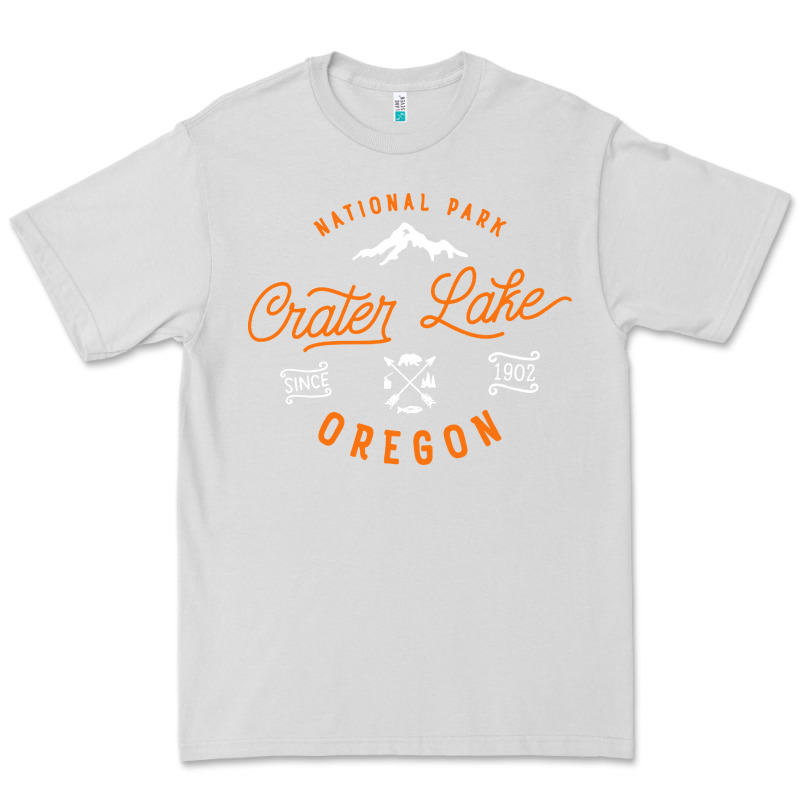 Crater Lake Oregon National Park Vintage Retro Premium Tee by artisFamous | Teevron