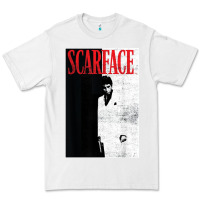 White scarface distressed movie photo Premium Tee - artisFamous