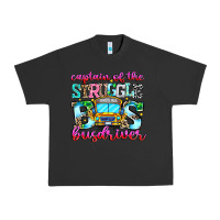 Pigment Black captain of the struggle bus bus Urban Heavy Tee - CowhideDigitalArt