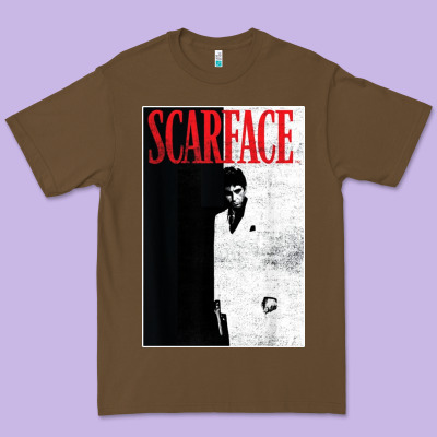 Scarface Distressed Movie Photo Premium Tee Designed By Artisfamous
