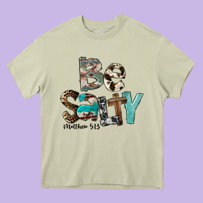 Be Salty Matthew 5:13 Heavy Core Tee Designed By Fadigitalartstudio