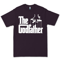 Plum the godfather original white title Premium Tee - artisFamous