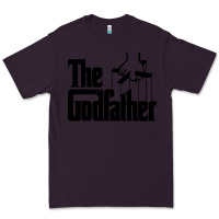 Plum the godfather original white title Premium Tee - artisFamous