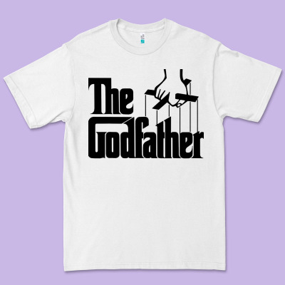 The Godfather Original White Title Premium Tee Designed By Artisfamous
