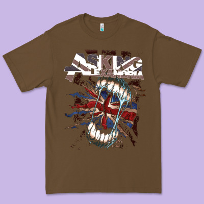 Asking Alexandria Flag Premium Tee Designed By Artisfamous