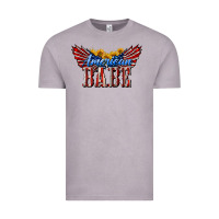Vintage Zinc American Babe With Sunflowers Vintage Tee - LillyAllenDesigns