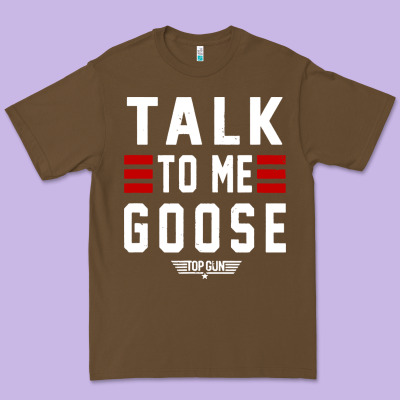 Top Gun Talk To Me Goose Distressed Premium Tee Designed By Artisfamous