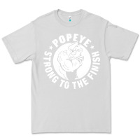 Dove Grey strong to the finish Premium Tee - artisFamous