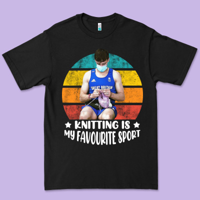 Tom Daley Knitting Is My Favourite Sport  3 Premium Tee Designed By Artisfamous
