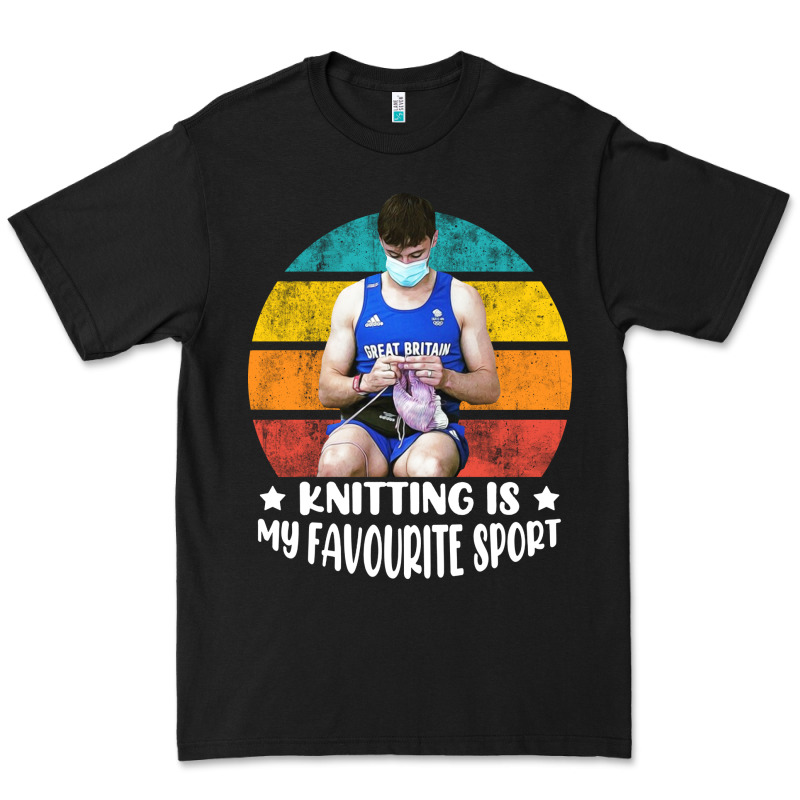 Tom Daley Knitting Is My Favourite Sport  3 Premium Tee by artisFamous | Teevron