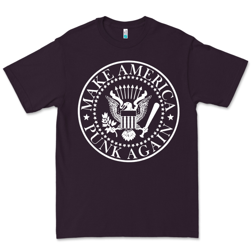 Funny Make America Punk Again Vintage Rock Seal Premium Tee by artisFamous | Teevron