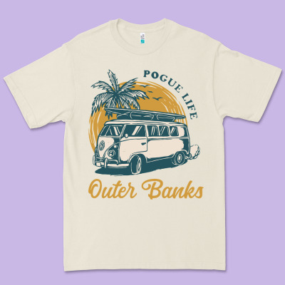 Outer Banks Pogue Life. Premium Tee Designed By Artisfamous