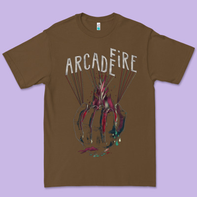Arcade Fire Hand Premium Tee Designed By Artisfamous