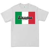 Dove Grey vespa motorcycle Premium Tee - artisFamous