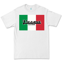 White vespa motorcycle Premium Tee - artisFamous