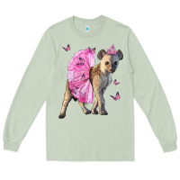 Matcha Baby Hyena With Tutu Long Sleeve Tee - LillyAllenDesigns
