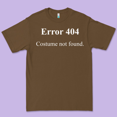 404 Costume Not Found In White Version Premium Tee Designed By Artisfamous