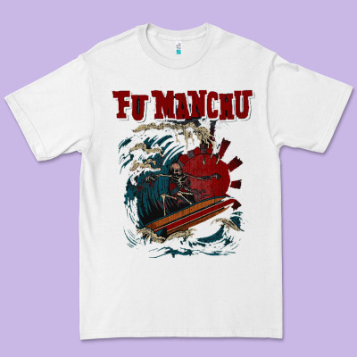 Fu Manchu Premium Tee Designed By Artisfamous