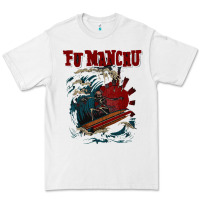 White fu manchu Premium Tee - artisFamous