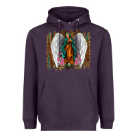 Plum lady of guadalupe Heavyweight Hoodie - Jasminsmagicworld
