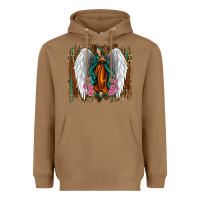 Toasted Coconut lady of guadalupe Heavyweight Hoodie - Jasminsmagicworld