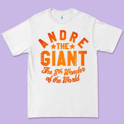 Andre The Giant 8th Wonder Of The World Premium Tee Designed By Artisfamous