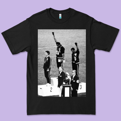 Black Power Black Fist 1968 Olympics Premium Tee Designed By Artisfamous