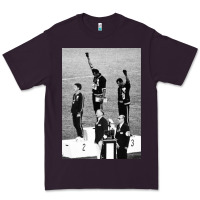 Plum black power black fist 1968 olympics Premium Tee - artisFamous