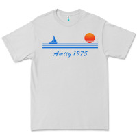 Dove Grey amity island 1975 Premium Tee - artisFamous