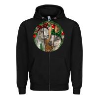 Black Baby Goats Christmas Zipper Hoodie - RanaPortraitStore