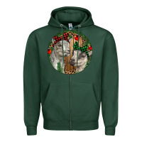 Sports Green Baby Goats Christmas Zipper Hoodie - RanaPortraitStore