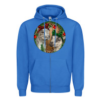 True Royal Baby Goats Christmas Zipper Hoodie - RanaPortraitStore