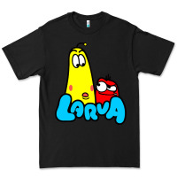 Black larva cartoon Premium Tee - artisFamous