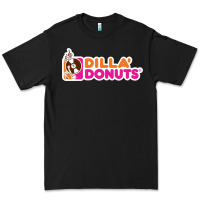 Black dilla' donuts Premium Tee - artisFamous