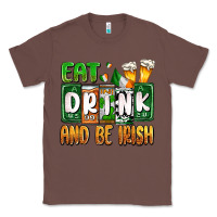 Chestnut St. Patrick's Eat drink and be Irish Classic Tee - OliviaCreatesArt