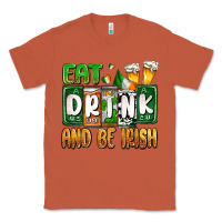 Copper St. Patrick's Eat drink and be Irish Classic Tee - OliviaCreatesArt