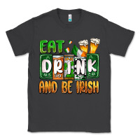 Smoke St. Patrick's Eat drink and be Irish Classic Tee - OliviaCreatesArt