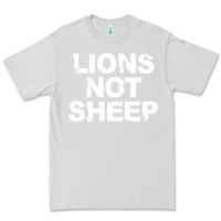 Dove Grey lions not sheep Premium Tee - artisFamous