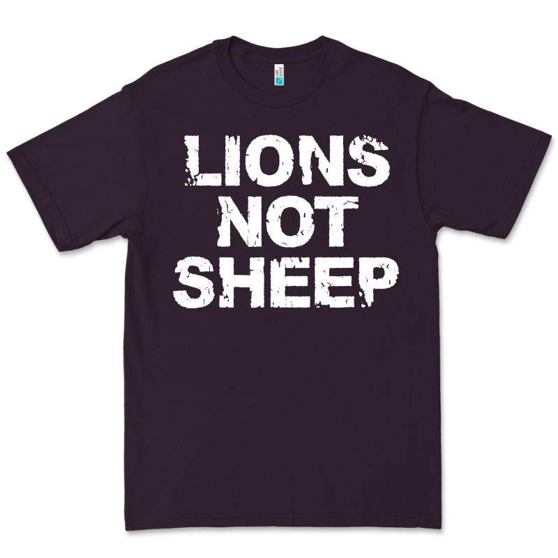 Lions Not Sheep Premium Tee by artisFamous | Teevron