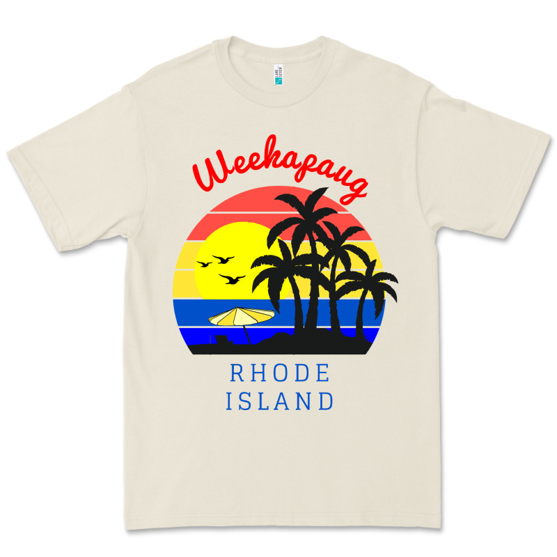 Weekapaug, Rhode Island Sunset Premium Tee by artisFamous | Teevron