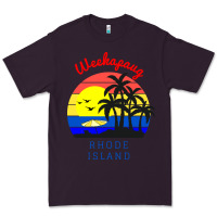 Plum weekapaug, rhode island sunset Premium Tee - artisFamous