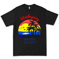 Black weekapaug, rhode island sunset Premium Tee - artisFamous